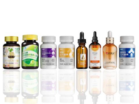  保健品 VC瓶 维C瓶3d模型 