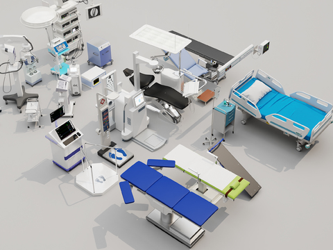  医疗器械3d模型 