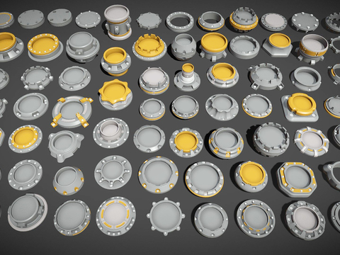  五金件 工业设备3d模型 