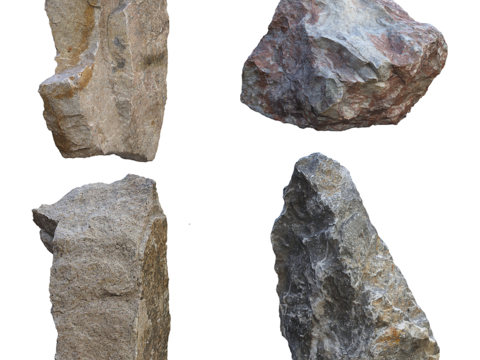  石头 石块 景观石3d模型 