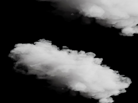  云朵 烟雾 云层3d模型 