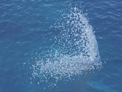  喷泉 涌泉 水景3d模型 