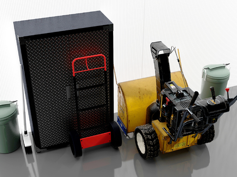  工业设备 除草机 割草机3d模型 