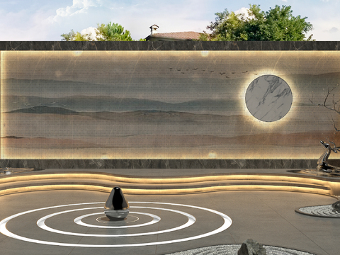  户外景观 外景 景观3d模型 