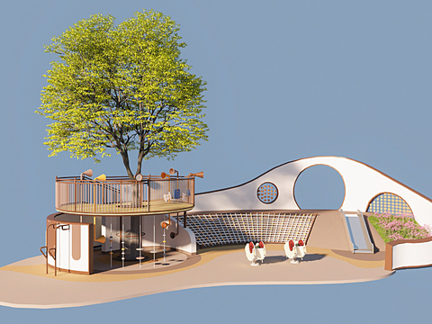  儿童乐园 儿童公园3d模型 