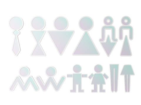  公共指示牌 公共厕所标识牌 公厕提示牌3d模型 