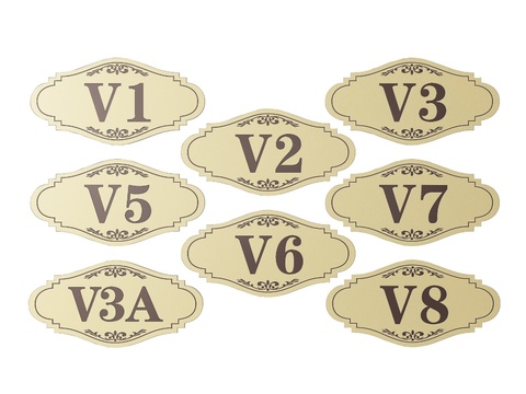  酒店指示牌 房号标识牌 导视牌3d模型 