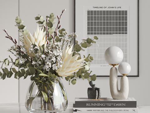  水生植物 水培绿植3d模型 