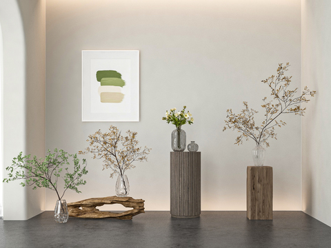  水生植物3d模型 