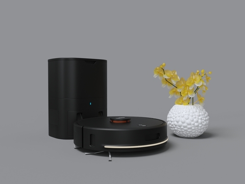  扫地机器人 扫地机3d模型 