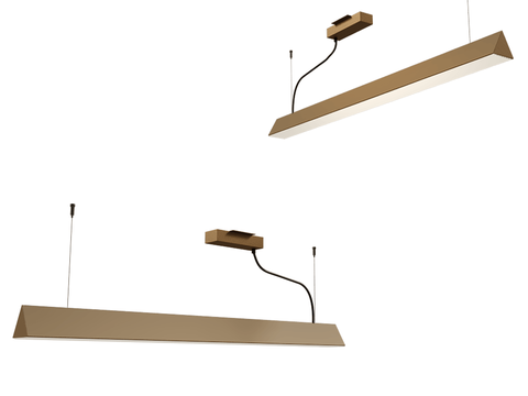  Contardi长条形吊灯3d模型下载 现代简约悬挂式灯具 金属框架透光面板设计 