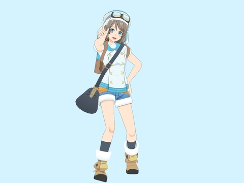  日系美少女 二次元 动漫角色3d模型 