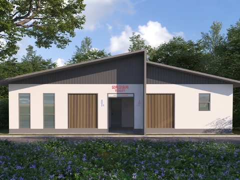  公共卫生间 公厕3d模型 