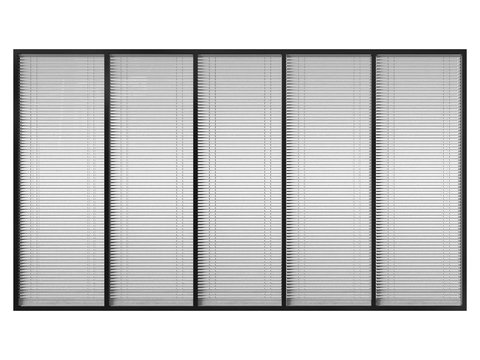 百叶帘 玻璃百叶窗3d模型