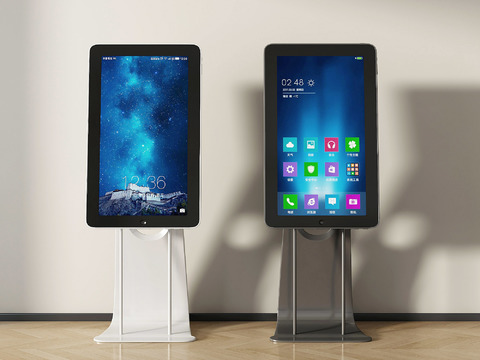  现代自助机 挂号机 3d模型 