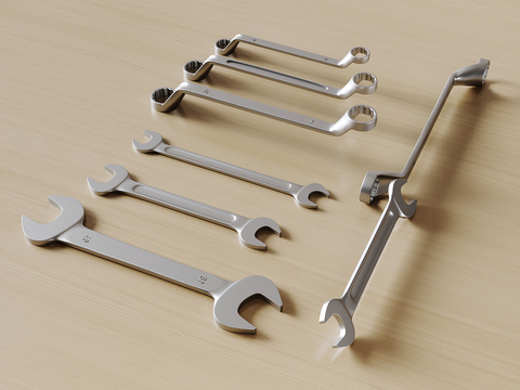  扳手3d模型 