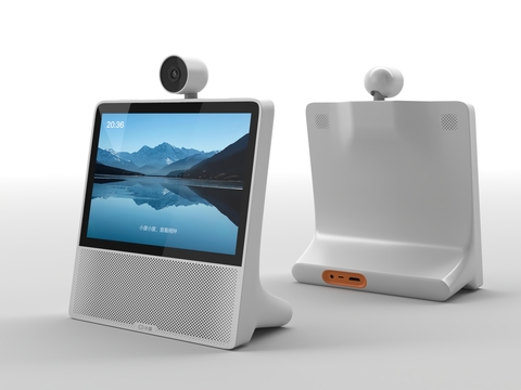  小度智能屏X9 蓝牙触屏音响3d模型 