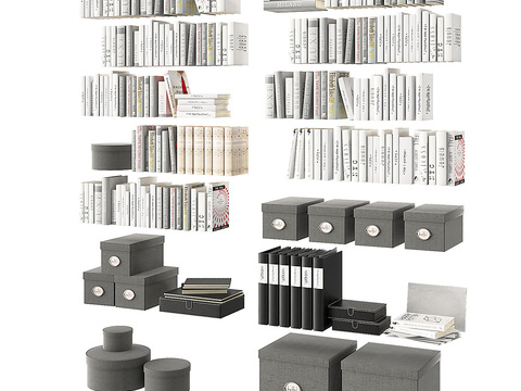  书籍 书本 图书3d模型 