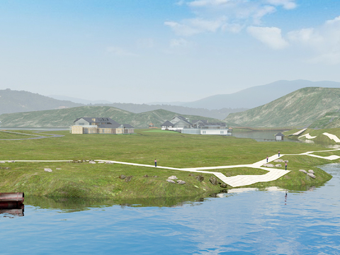  公园 主题公园3d模型 