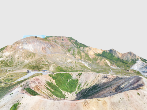  山脉 地形 山地 景观场景3d模型 