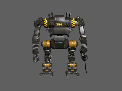  支援机甲 机器人3d模型 