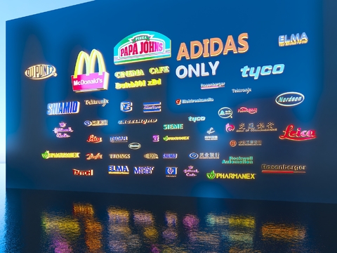  logo 广告字 广告牌 店招 品牌logo 商标 标识3d模型 