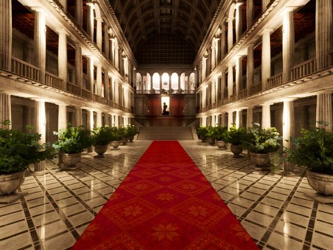  罗马教堂3d模型 