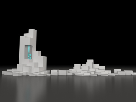  山舍导视牌 标识牌 精神堡垒3d模型 