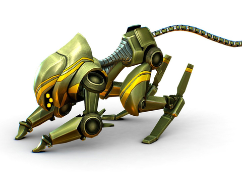  战斗型机械猫3d模型 