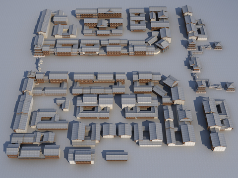  新中式古建 塔楼3d模型 
