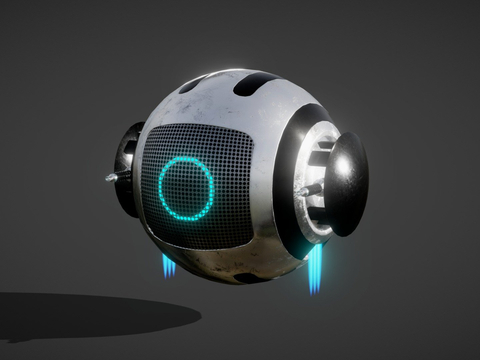  轻型无人机3d模型 