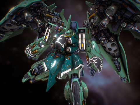  游戏机甲 击杀者3d模型 