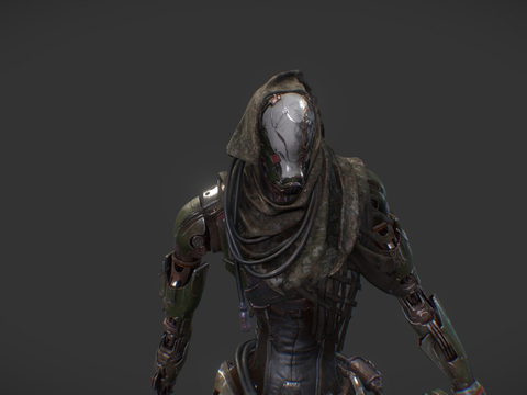  信使V2 虚拟人物3d模型 