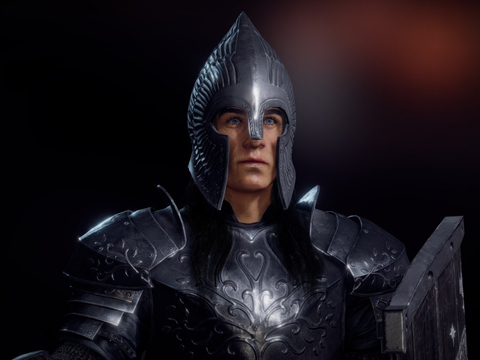  动漫人物 刚铎士兵3d模型 