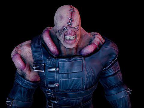  动漫人物 生化危机-丧尸3d模型 