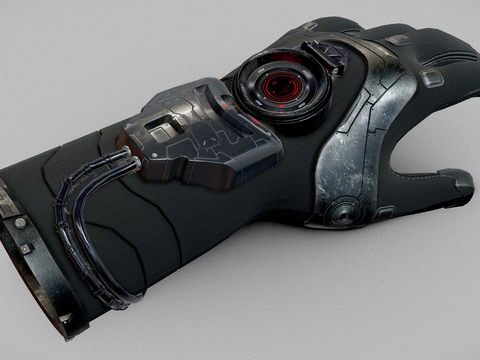  影视动漫 先锋手套3d模型 