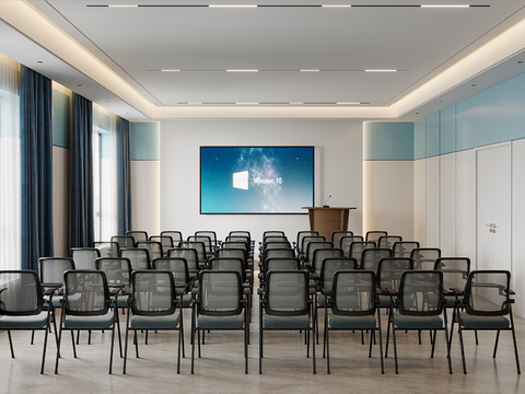  医院会议室 报告厅3d模型 