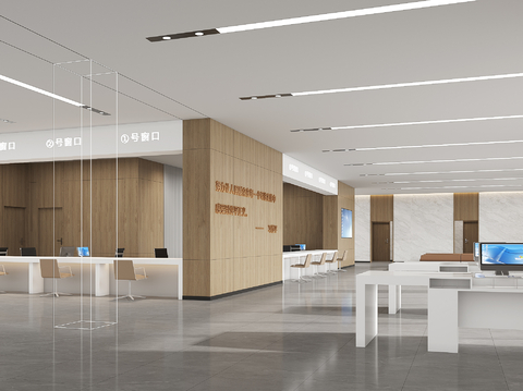  法院大厅 法院诉讼大厅3d模型 