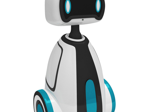  智能机器人3d模型 