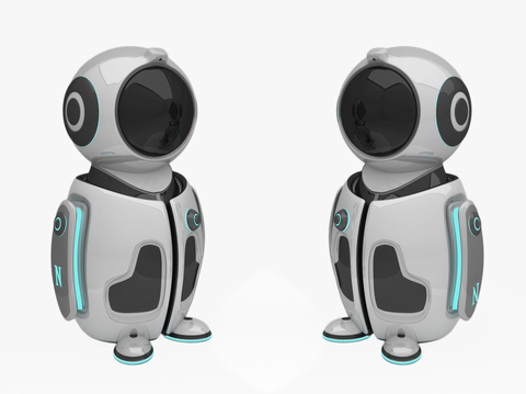  智能机器人3d模型 