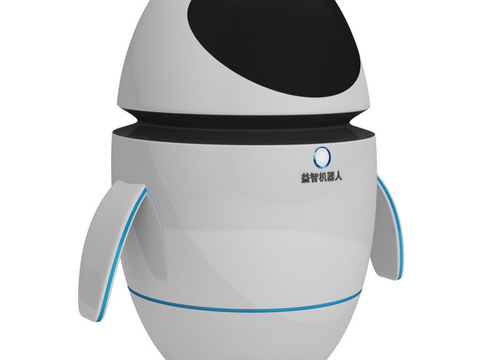  智能机器人3d模型 