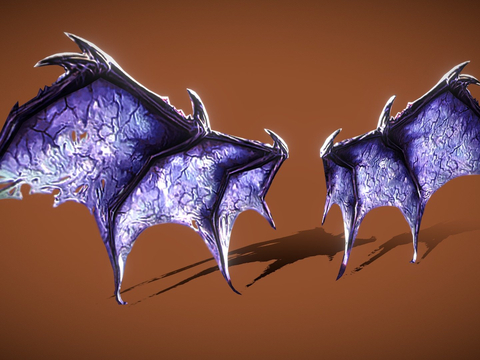  黑暗恐惧翅膀3d模型 