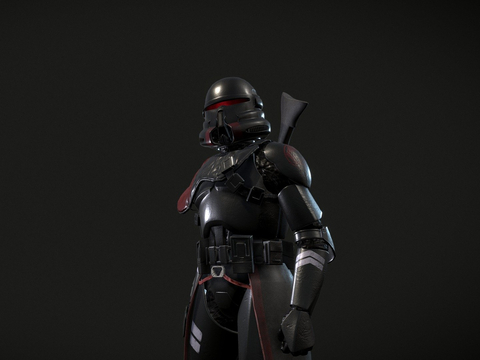  帝国净化兵 动漫人物3d模型 