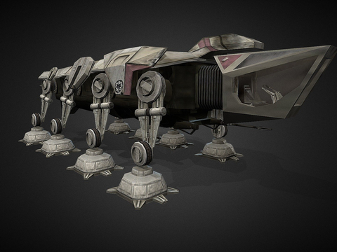  现代机器人3d模型 