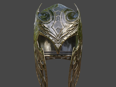  氪星头盔 影视头盔3d模型 