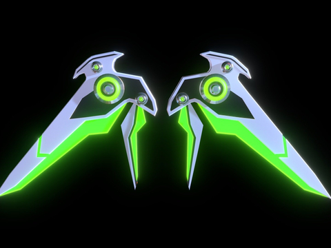  影视动漫 机械翅膀3d模型 