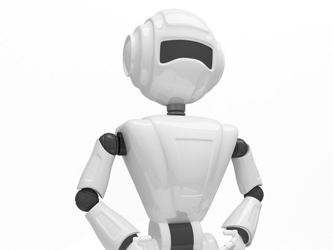  智能机器人3d模型 