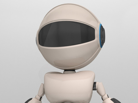  智能机器人3d模型 