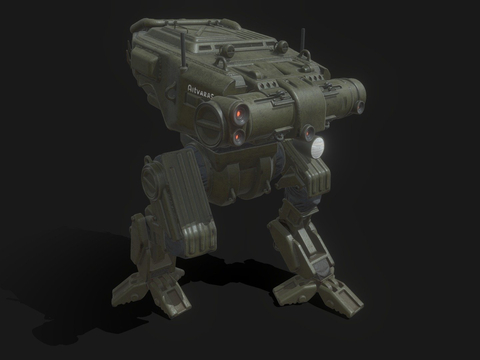  侦察机甲3d模型 