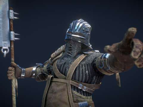  刽子手 狱卒 游戏人物3d模型 